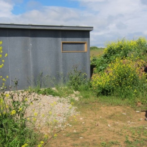 The new bird hide May 2012